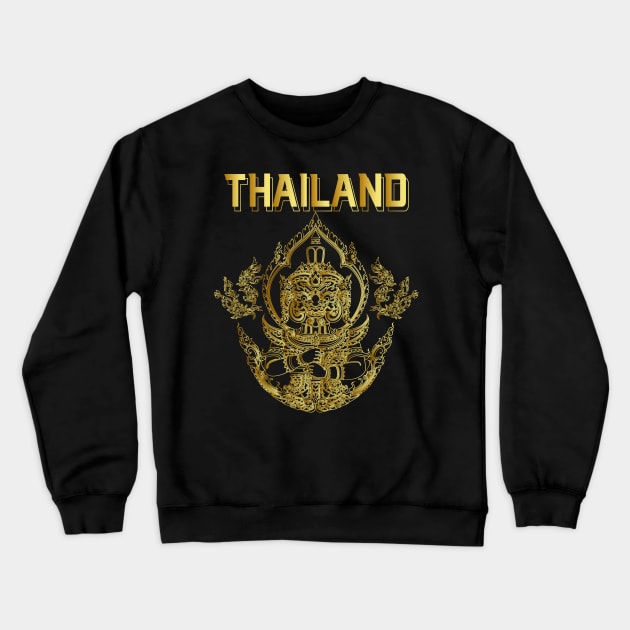 Giant guardian YAK Tossakan the Thailand. Crewneck Sweatshirt by Longgilbert